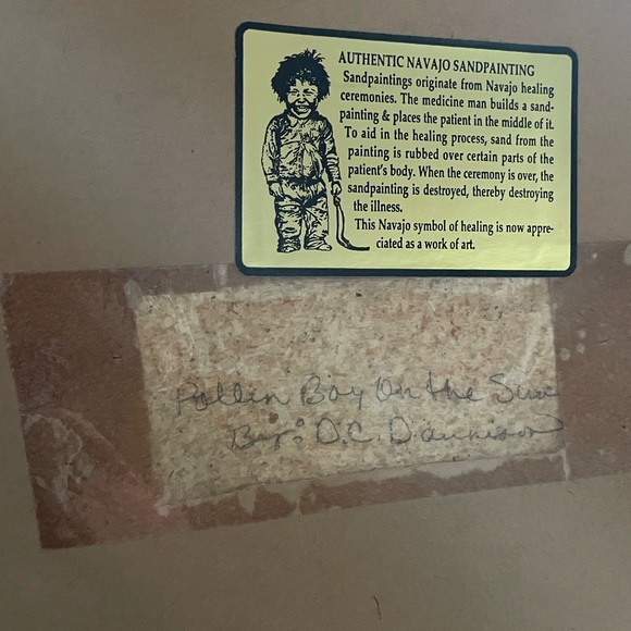 Authentic Navajo Sand Painting (Vintage) - Picture 3 of 6